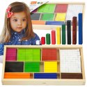 Viga Toys VIGA Drewniane Patyczki Edukacyjne Matematyczne Klocki Cuisenaire'a