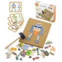 Viga Toys VIGA Drewniana Przybijanka Roboty 45 elementów Montessori