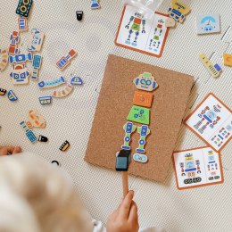 Viga Toys VIGA Drewniana Przybijanka Roboty 45 elementów Montessori