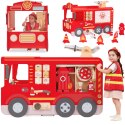 Viga Toys VIGA Duży Drewniany Wóz Strażacki Plac Zabaw Montessori