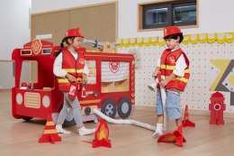 Viga Toys VIGA Duży Drewniany Wóz Strażacki Plac Zabaw Montessori