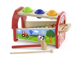 Viga Toys Viga Toys Przybijanka Cymbałki dla dzieci 2 w 1