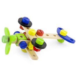 Viga Toys Drewniane Klocki Konstrukcyjne Viga 48 Elementów Montessori