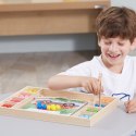 Viga Toys VIGA Drewniana Gra Kulki Złap i Dopasuj Układanka Montessori