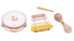 Viga Toys VIGA PolarB Zestaw Instrumentów Muzycznych Różowy