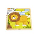 Viga 51442 Puzzle na podkładce 9 elementów - lew