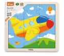 Viga 51447 Puzzle na podkładce 9 elementów - samolot