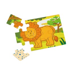 Viga 50068 Zestaw puzzli - safarii