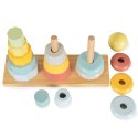 Tooky Toy TOOKY TOY Trzy Wieże Układanka w Stosy Sorter Montessori